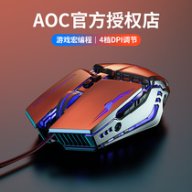 Wired mouse E-sports mechanical game special computer eat chicken macro home business office desktop notebook Universal girl cute fruit color cf cross the line of fire lol Silent non-silent