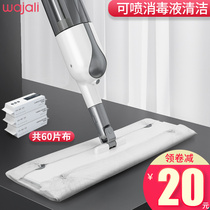 Lazy flat spray mop spray household absorbent mop spray home absorbent mop free hand wash mop artifact drag dry and wet clean