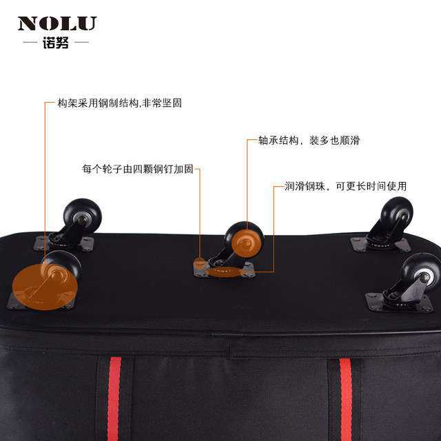 Nolu large capacity Oxford cloth folding luggage bags to move abroad 158 air shipment package Nolu large capacity Oxford cloth folding luggage bags to move abroad 158 air shipment package
