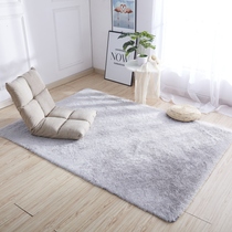 Living room carpet Coffee table blanket mat floor Bedroom bedside carpet Gray mat ins wind tatami mat ditan