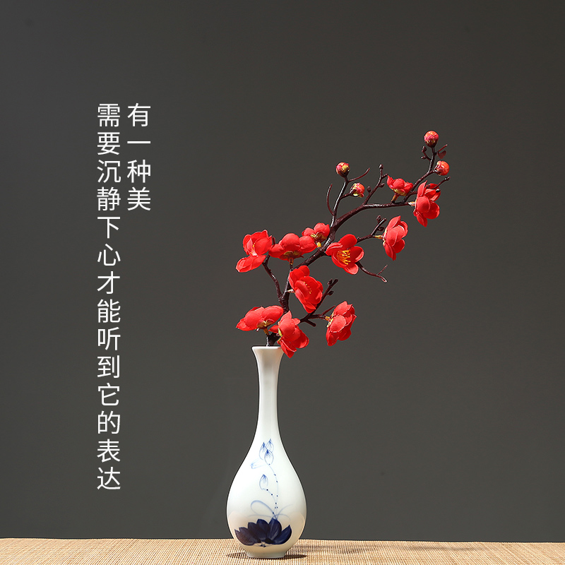 Jingdezhen ceramics vase modern ceramics from the sitting room porch dried flowers flower arrangement furnishing articles home decoration decoration