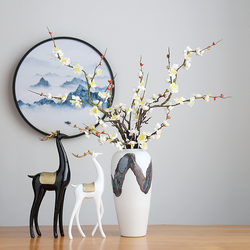 Jingdezhen ceramic vases, I and contracted sitting room light key-2 luxury furnishing articles furnishing articles dried flower adornment TV ark, study the porcelain