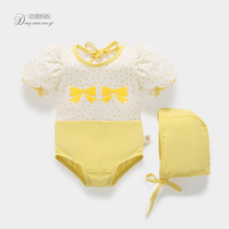 New childrens swimsuit one-piece girl swimsuit girl swimsuit summer can love one year and a half female treasure swimsuit summer seaside