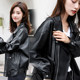 PU leather jacket 2019 new spring and autumn winter casual loose Korean student motorcycle short leather jacket women PU leather jacket 2019 new spring and autumn winter casual loose Korean student motorcycle short leather jacket women