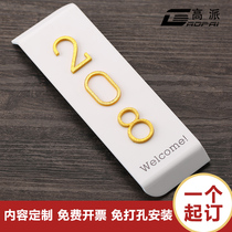 High-end general manager room card office brand reception conference room Creative Department card Finance Office business department store warehouse sign toilet personality customization