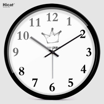 HICAT crazy kitten simple living room wall clock European modern bedroom wall Wall creative personality silent quartz clock