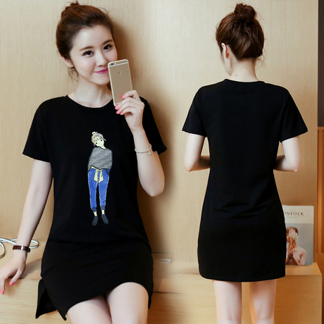 如何搭配2017夏天衣服女装韩版短袖t恤女学生