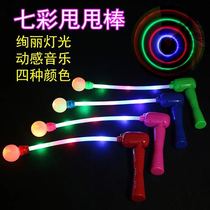 New flash music shake stick Creative luminous shake stick childrens toys 2019 night market stalls wholesale