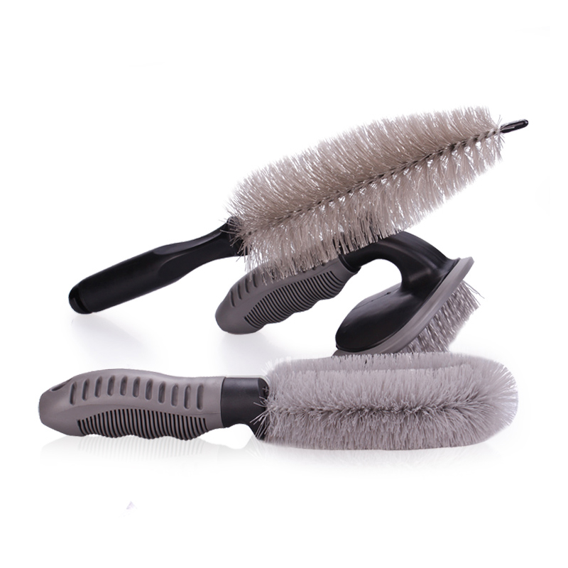 car tire brush, wheel brush, car wash tool for cleaning and cleaning wheel rims, special powerful decontamination