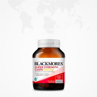 【自营】BLACKMORES澳佳宝辅酶Q10胶囊 心脏心肌护血管300mg 60粒