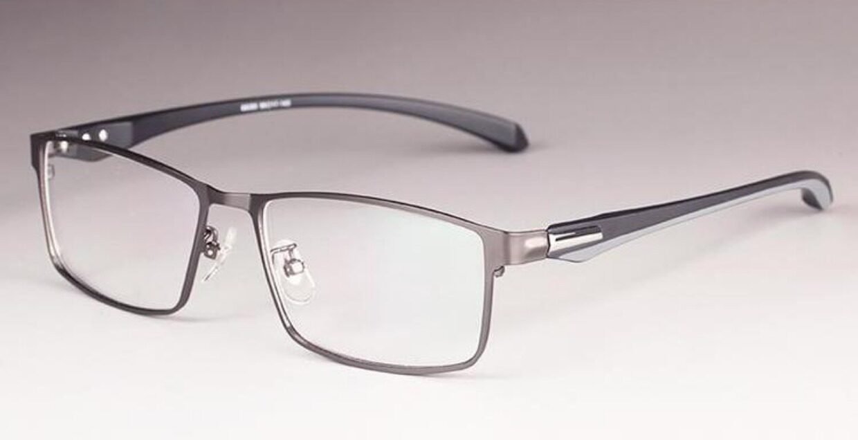 老花镜男半框防辐射眼镜防疲劳100 200度变色远视散光老光镜舒适_7折