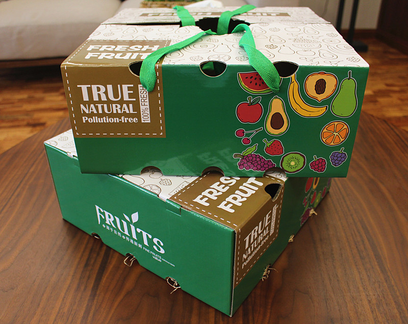 水果包装盒水果食品礼品盒桃子车厘子橙子苹果年货特产包装盒批发