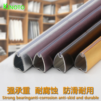 Wardrobe Peach Hearts Hanging clothes Rod Cabinet Interior Hanging Bar Clothes Cabinet Crossbar Wardrobe Heart-shaped Clothong Flange Seat Five Gold Accessories