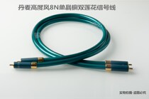 Denmark HVHIFI fever 8N single crystalline copper plus single crystalline silver CD amplifier RCA double lotus signal line