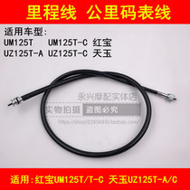 Adaptation Suzuki Hongbao UM125T-C Tianyu UZ125T-A C pedal motorcycle mileage line
