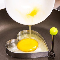 Thickened stainless steel omelette love shaped poached egg fried egg model pancake mold DIY omelette ring