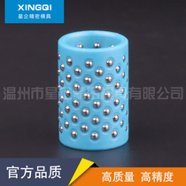 Copper-Aluminum plastic steel ball guide sleeve steel ball Cage ball guide sleeve ball guide bushing dense bead type can be customized