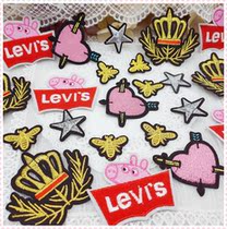 1001 The whole 10 pieces of 5 embroidery cloth stickers diy patch stickers Clothing accessories Hair accessories accessories