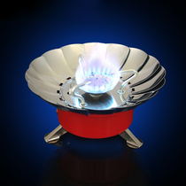 Field stove head windproof gas liquefied gas gas stove mini picnic gas Lotus stove outdoor stove portable set