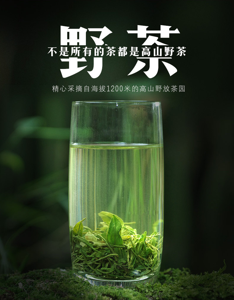 极叶富硒雨前特级绿茶茶叶250g特价39元包邮