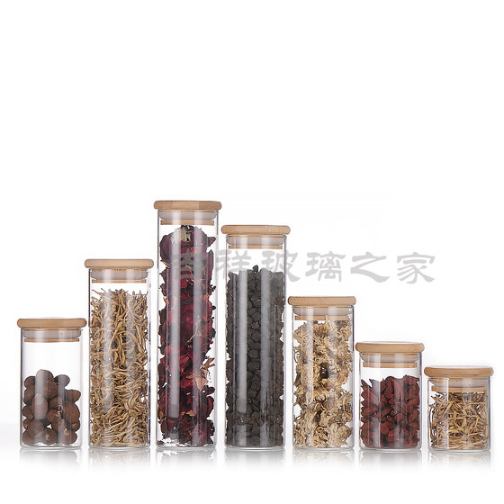 직경 53mm 높이의 보로 실리케이트 대나무 및 나무 덮개 유리 병 꽃 차 병 샘플 디스플레이 병 배양 유물 봉인 용기 직경 53mm 높이의 보로 실리케이트 대나무 및 나무 덮개 유리 병 꽃 차 병 샘플 디스플레이 병 배양 유물 봉인 용기
