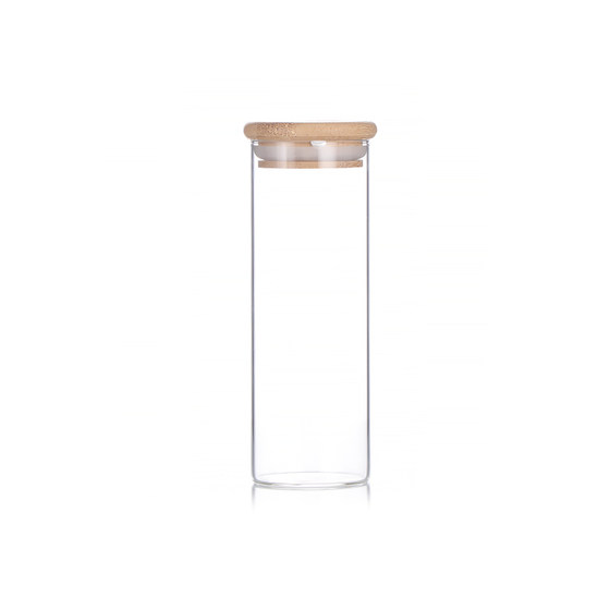 직경 53mm 높이의 보로 실리케이트 대나무 및 나무 덮개 유리 병 꽃 차 병 샘플 디스플레이 병 배양 유물 봉인 용기 직경 53mm 높이의 보로 실리케이트 대나무 및 나무 덮개 유리 병 꽃 차 병 샘플 디스플레이 병 배양 유물 봉인 용기