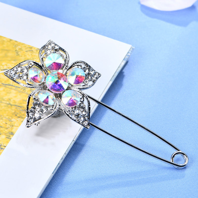 创意百搭别针装饰丝巾扣防走光高档胸针女防走光开衫衣服固定神器