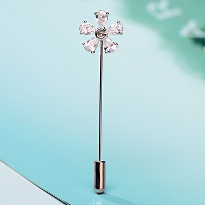 创意百搭别针装饰丝巾扣防走光高档胸针女防走光开衫衣服固定神器