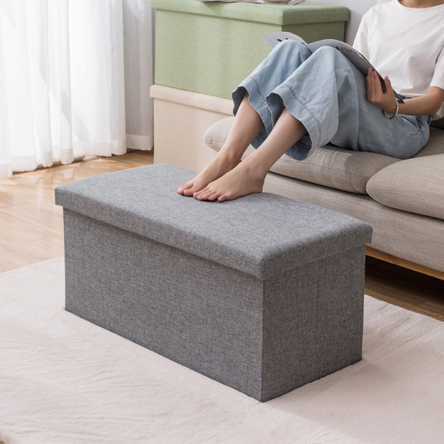 Sofa stool Stool elongated rectangular housing Huanxie multifunctional storage stool stool storage box can take people home Sofa stool Stool elongated rectangular housing Huanxie multifunctional storage stool stool storage box can take people home