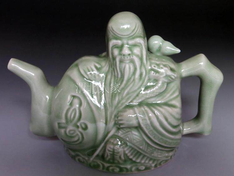 古耀州窑瓷器喝酒不醉良心壶两心壶耀州瓷公道杯倒流壶倒装壶包邮