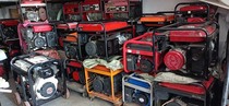 Used 5-8 kW Kw three-phase gasoline generator Household micro-commercial 220V5000W6000W