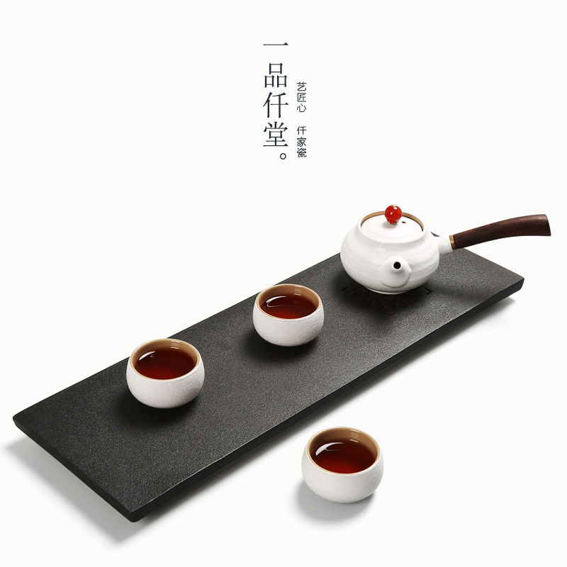 Yipin # $rectangle kongfu tea tray ceramic water storage type restoring ancient ways a simple single large dry terms