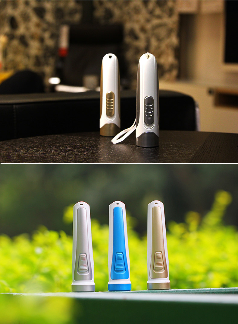 雅格手电筒迷你强光可充电锂电池led家用户外学生儿童袖珍小手电