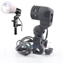 E27 screw-mouth photography with nylon universal single lamp holder umbrella lamp holder photo lamp head with starting single lamp head beauty plug