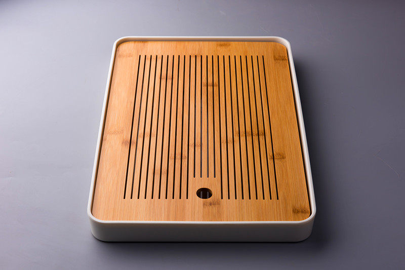 现代简约日式竹制创意家用茶盘茶台功夫轻奢湿泡盘干泡台储水托盘