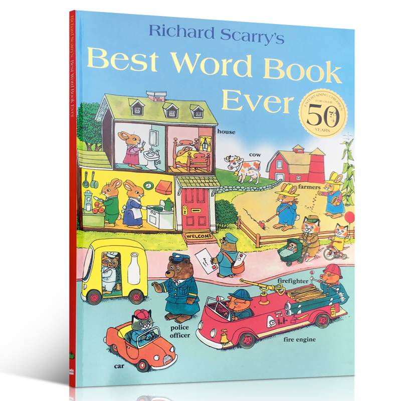 进口英文原版正版 best word book ever 忙忙碌碌镇金色童书系列