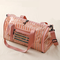 Swimming storage bag dry and wet separation swimsuit storage bag transparent beach bag waterproof bag sports fitness equipment portable