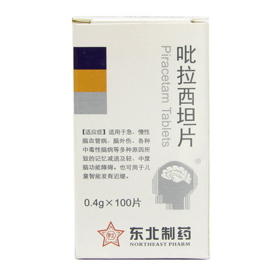 东北 吡拉西坦片 0.4g*100片*1瓶/盒