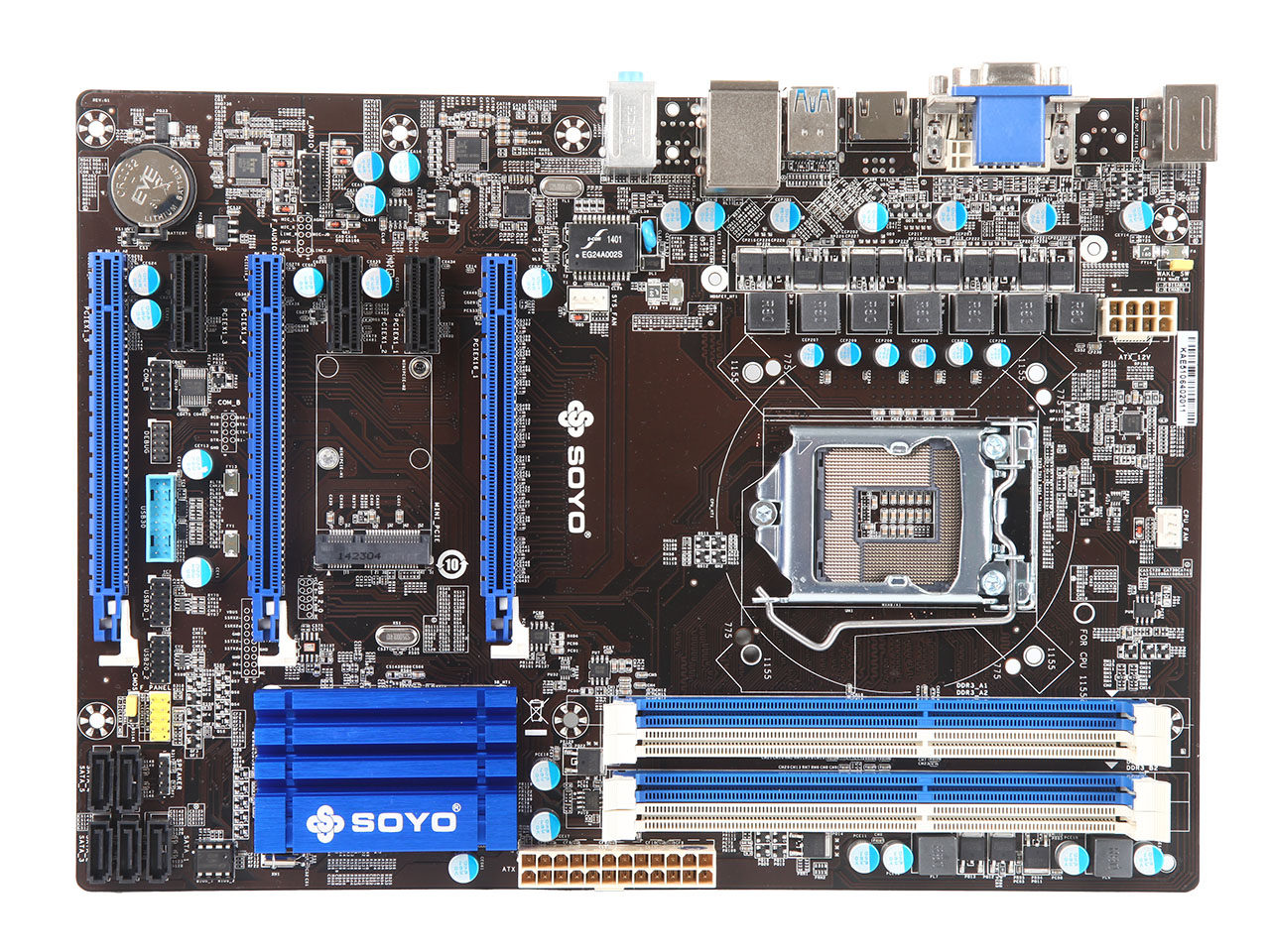 梅捷syb95 节能版全固态千兆节能主板