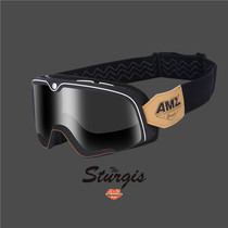 AMZ off-road helmet goggles motorcycle goggles piece retro Harley sandproof sand dustproof riding protective glasses