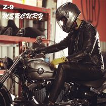 AMZ motorcycle retro helmet FRP rider locomotive Harley full helmet personality cool street car full cover helmet