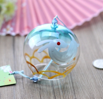 Japanese Edo and wind hanging ornaments car accessories door decorations snow ice crystal Edo glass wind chimes wind chime gifts