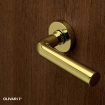 (Imported from Italy) OLIVARI indoor silent door lock M105 Garda pure copper handle lock
