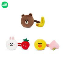 LINE FRIENDS anime doll hair rope two-dimensional cute sweet girl doll hair rope casual hair accessories