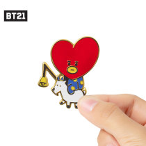 BT21 UNIVERSTAR metal badge cartoon anime surrounding cute clothes accessories LINE FRIENDS