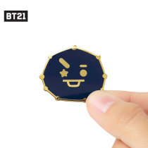 BT21 UNIVERSTAR metal badge cartoon anime cute girl jacket accessories LINEFRIENDS