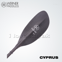 Carbon fiber marine leather boat paddle cruising paddle kayak paddle crank paddling paddle Werner Cyprus