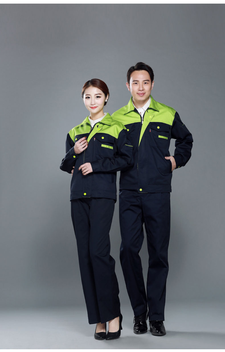 装修装饰公司工作服外套定制劳保服汽车美容修理厂工装长袖印logo