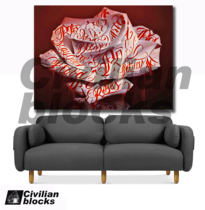 Chicano European and American West Coast Flower Style Rose old school gangster hardcore hip hop hiphop background cloth