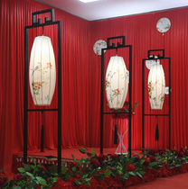 New Wedding prop Han Tang Chinese Palace Lantern Road Citation Han Tang Wedding Imitation Ancient Iron Art Han Chinese Lantern Road Leading